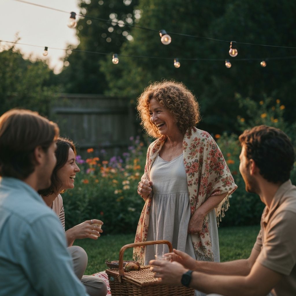 Person in ruhiger Meditationshaltung in der Natur